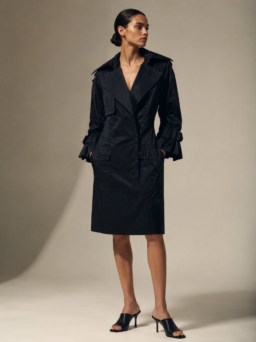 KAUFMANFRANCO Trench Mini Dress